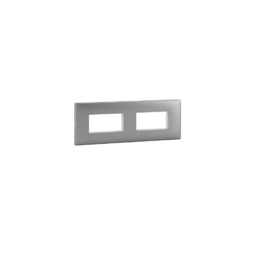 Legrand Mylinc 6M Silver Alu Cover Plate, 6763 84